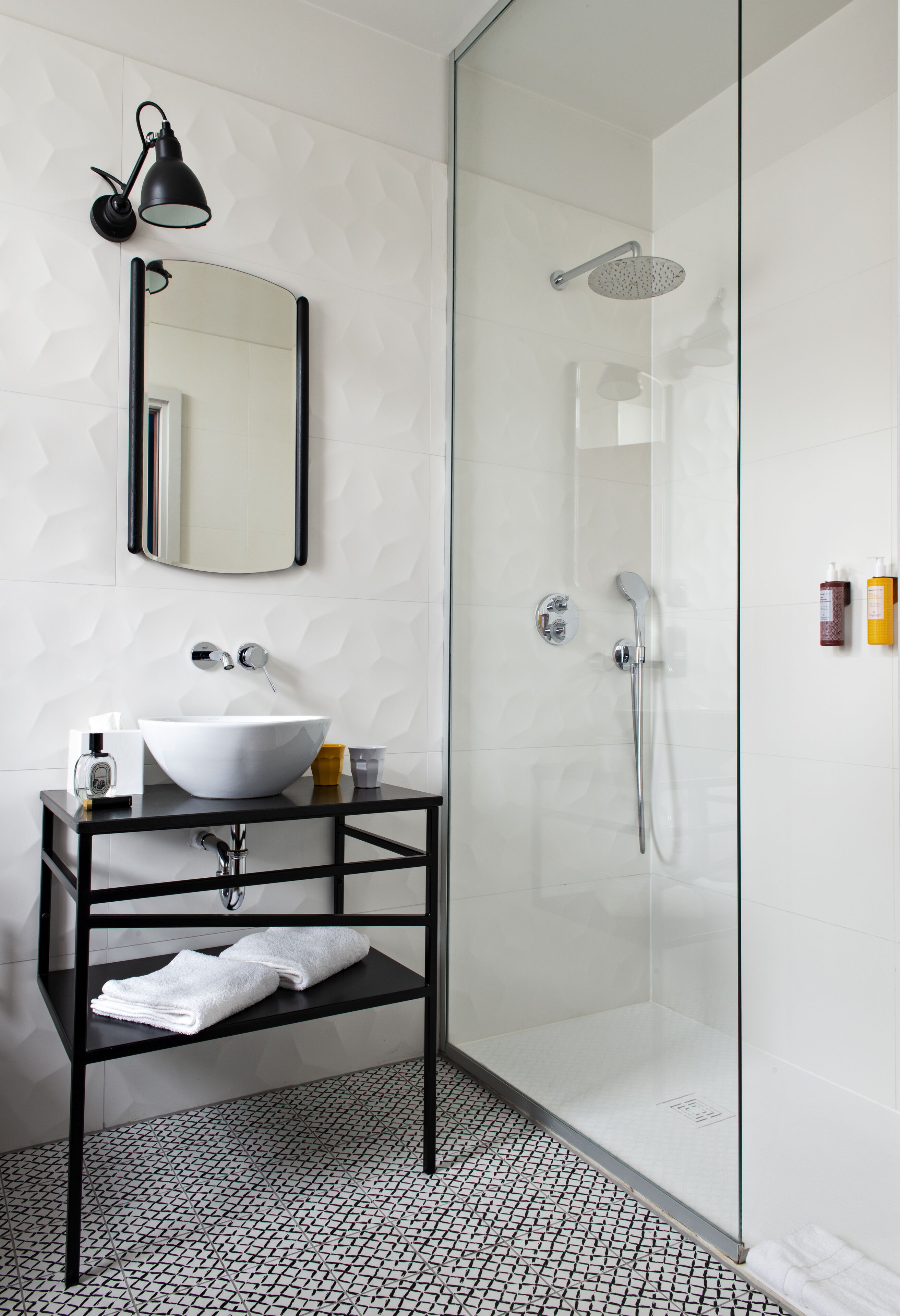 classic double or twin room (cool boma) | bathroom | free toiletries, hair dryer, towels