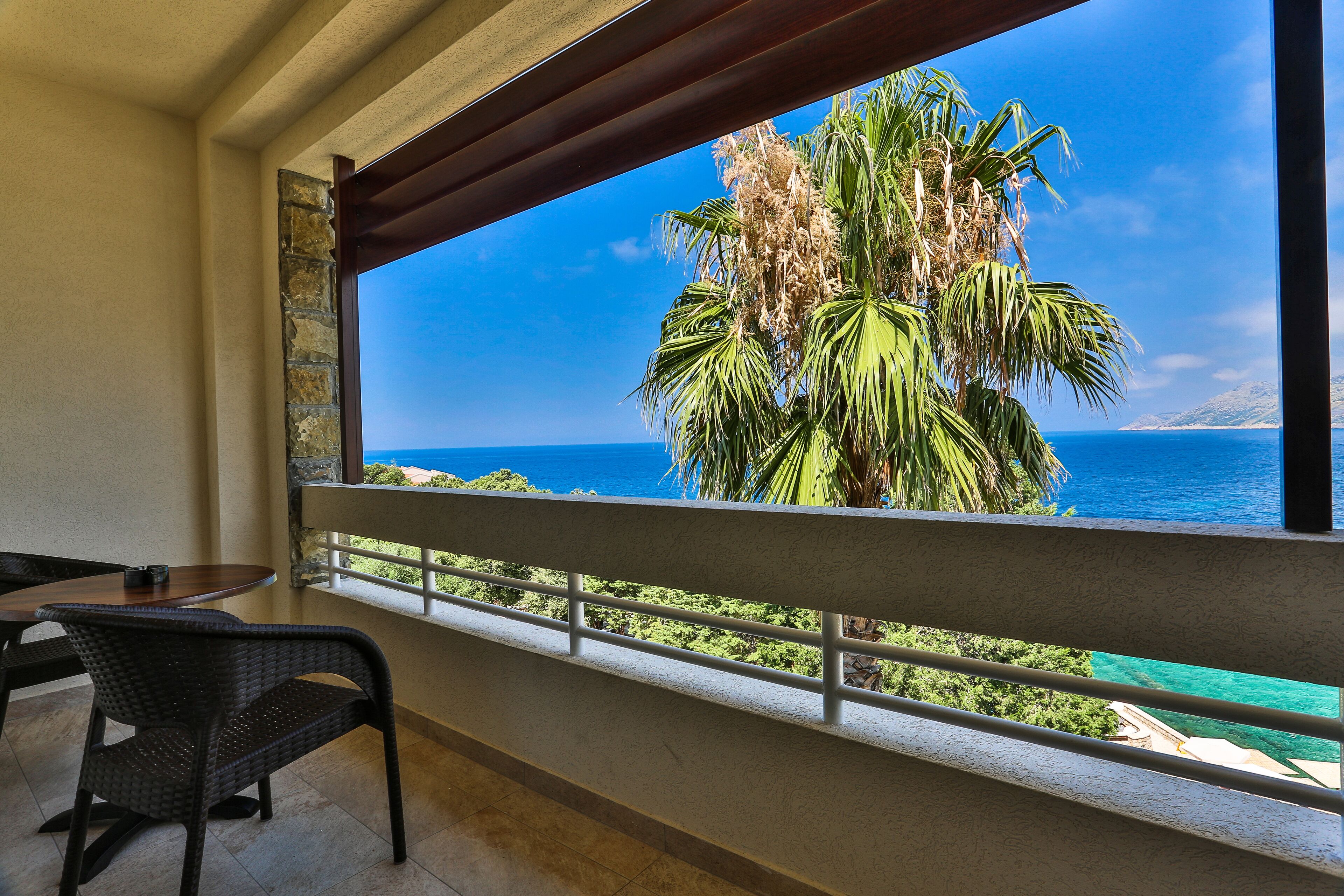 Pemandangan balkon