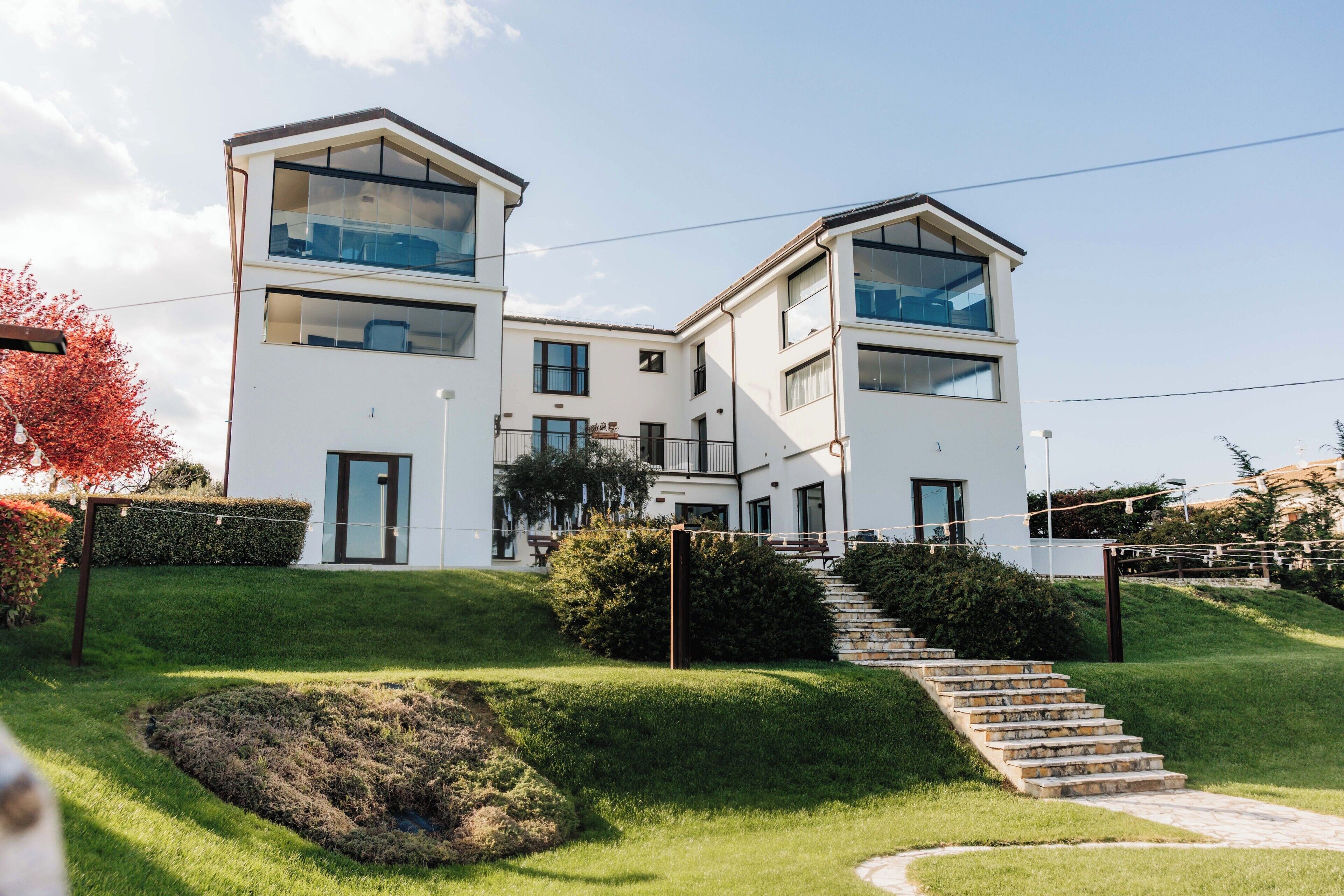 Facciata della struttura