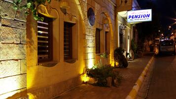 Front of property – evening/night