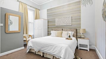 Superior Double Room, Ground Floor | Premium bedding, minibar, blackout curtains, iron/ironing board