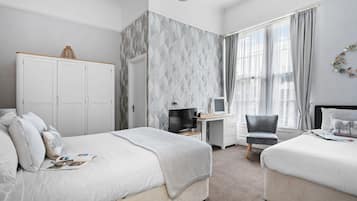 Family Room (2 Adults + 1 Child) | Premium bedding, minibar, blackout curtains, iron/ironing board