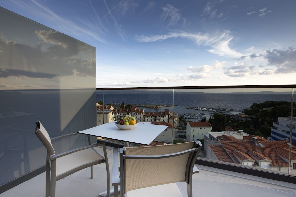 Chambre Double Supérieure, balcon, vue mer | Balcon