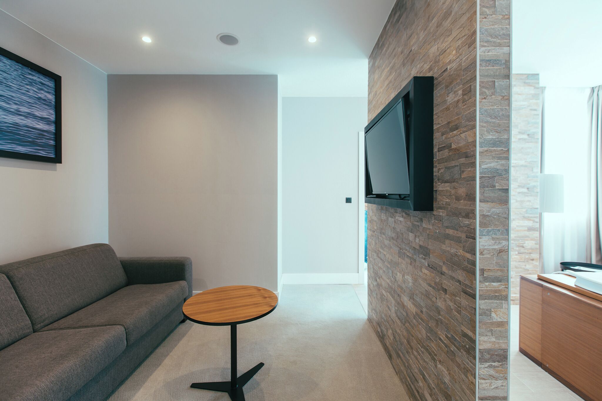 premium suite, hot tub, sea view | minibar, in-room safe, desk, blackout curtains