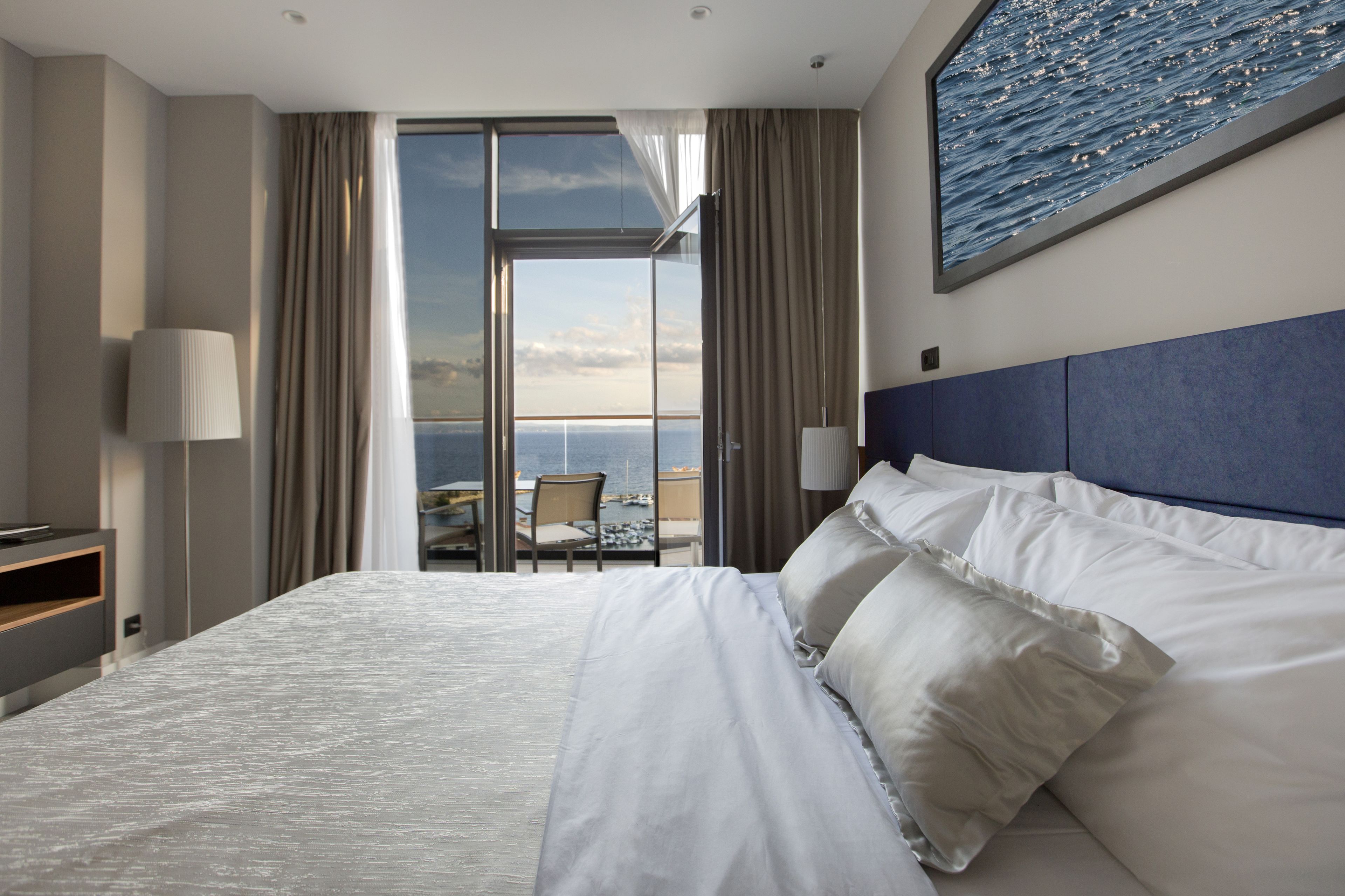 superior double room, balcony, sea view | view from room