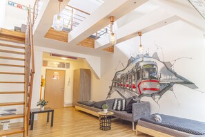 1 chambre, bureau, lits bébé (en supplément), Wi-Fi gratuit