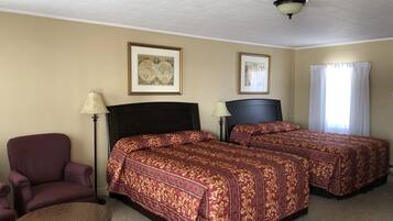 Standard Room, 2 Queen Beds | Individually decorated, desk, soundproofing, free WiFi