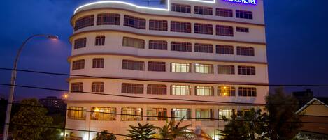 Front of property - evening/night