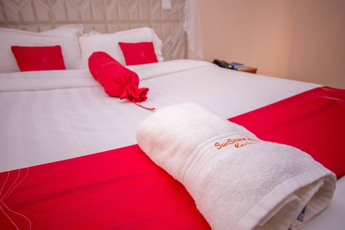 Free WiFi, bed sheets