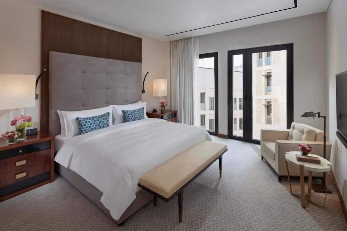 Literie de qualité supérieure, couette en duvet d'oie, minibar