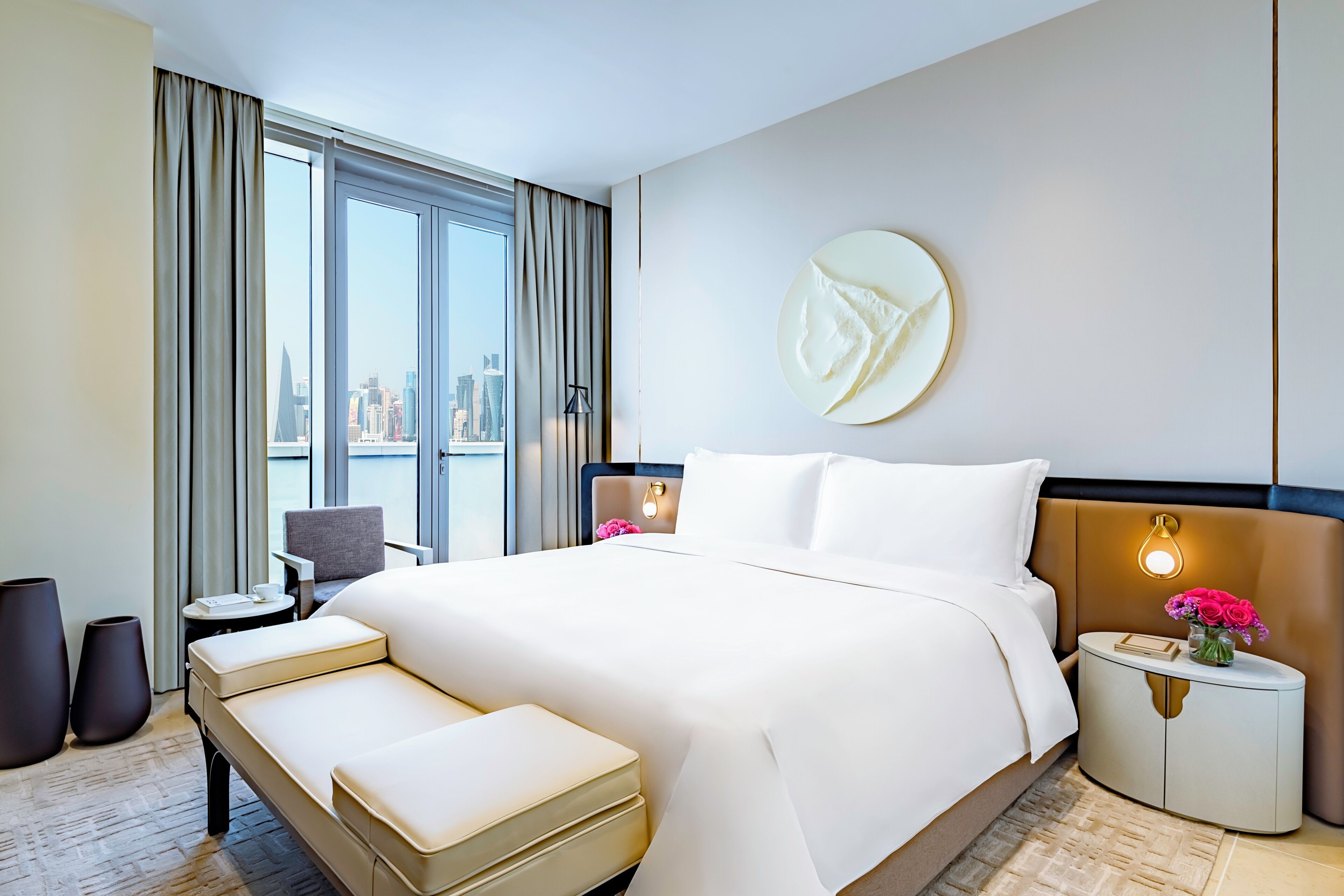 Premium bedding, down duvets, minibar, in-room safe