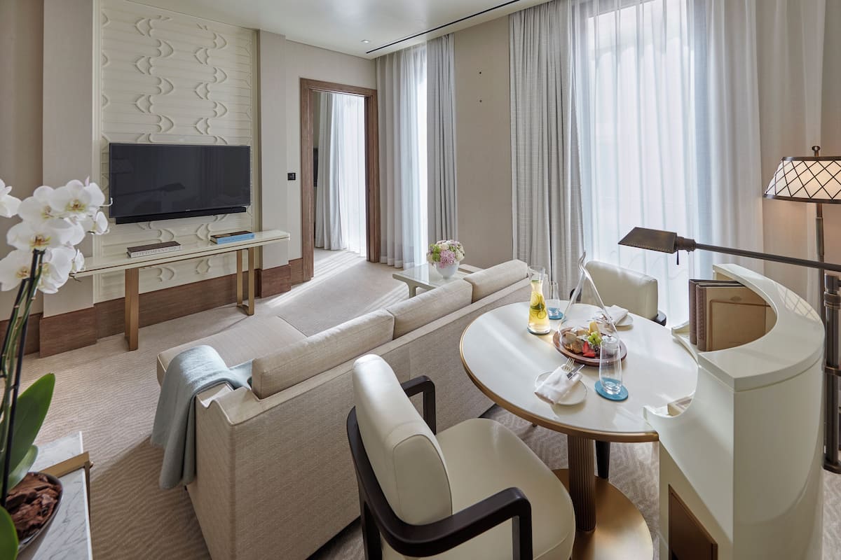 Literie de qualité supérieure, couette en duvet d'oie, minibar