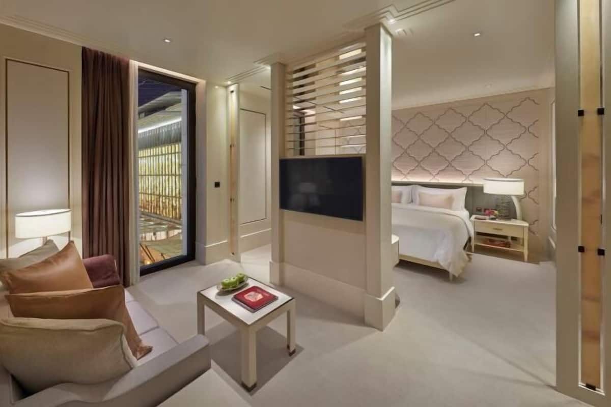 Literie de qualité supérieure, couette en duvet d'oie, minibar