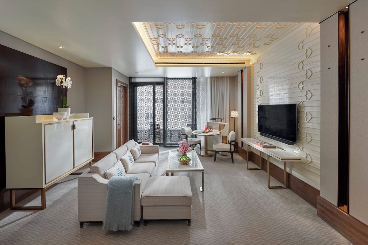 Premium bedding, down duvets, minibar, in-room safe