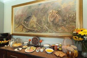 Petit déjeuner anglais (180.00 ZAR par personne)