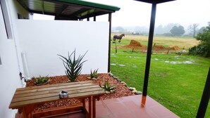 Studio (Aardvarks) | Terrace/patio - Hermitage Huisies Farm Cottages (Swellendam)