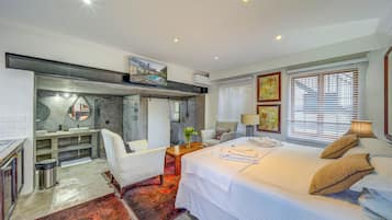 Suíte presidencial, 1 quarto | Roupas de cama de algodão egípcio, roupas de cama premium