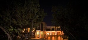 Front of property – evening/night