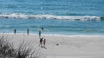 Vlak bij het strand