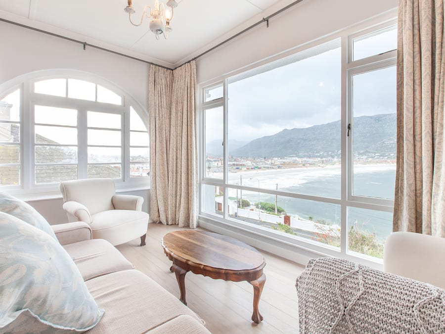 Premier Apartment, 2 Bedrooms, Beach View | Living area | Flat-screen TV