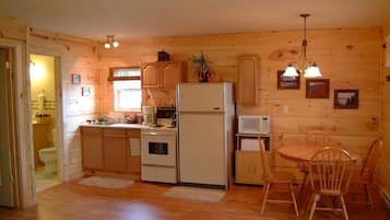 Cottage, 1 Bedroom, Ocean View | Private kitchen | Fridge, microwave, coffee/tea maker, toaster