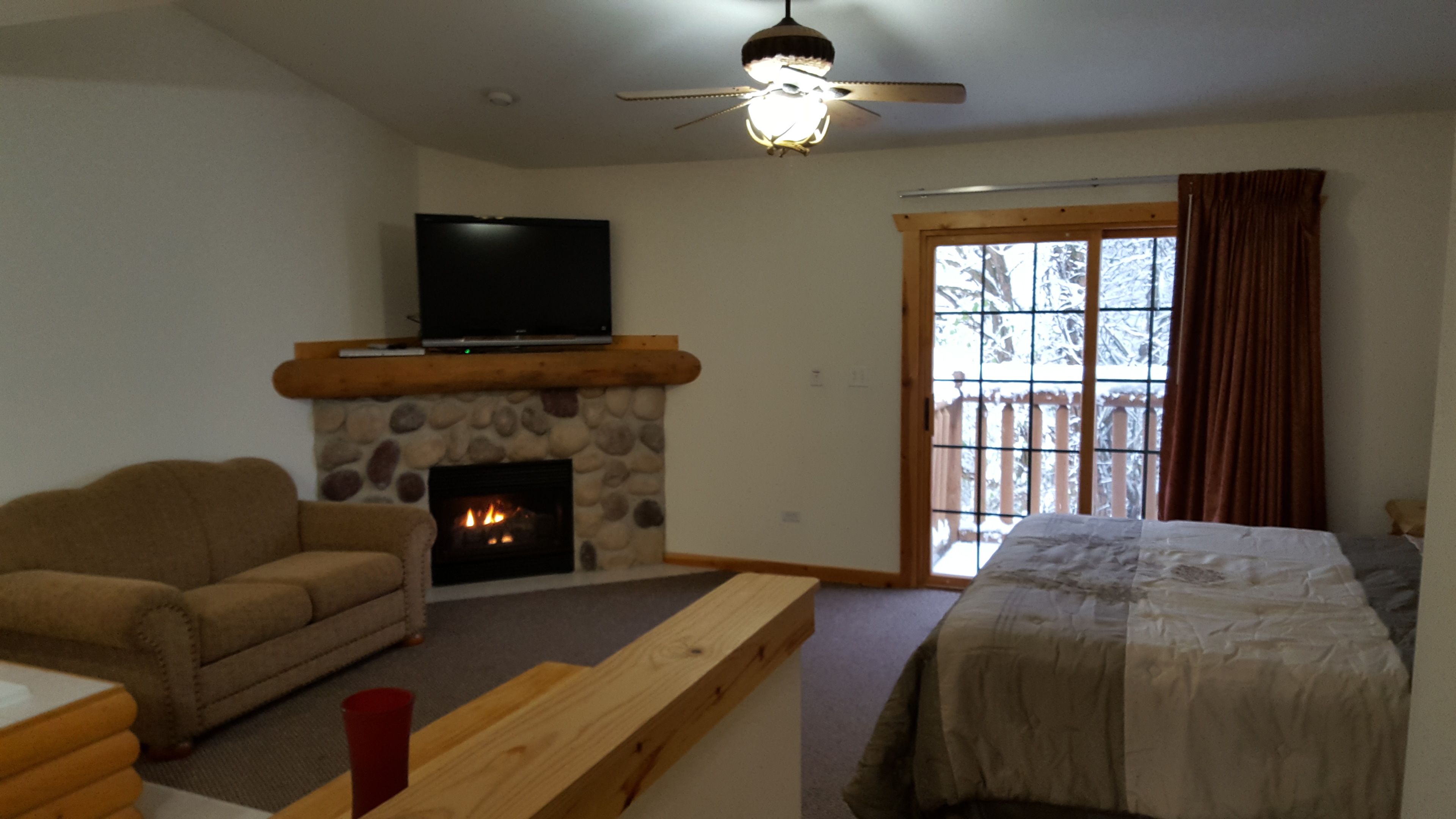 Biệt thự Cao cấp, 2 phòng ngủ, bếp, quang cảnh công viên | 1 phòng ngủ, bộ đồ giường cao cấp 