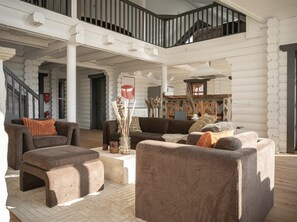 Superior Villa, Lake View | Living area | Flat-screen TV - Joe Getaway - Stugby Ullared (Ullared)