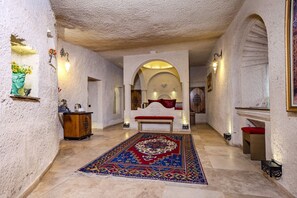 Quarto casal real | Frigobar, quartos à prova de som, ferros/tábuas de passar roupa