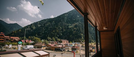 Blick auf die Berge