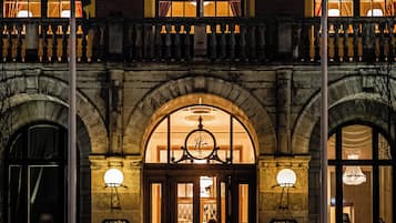 Front of property – evening/night