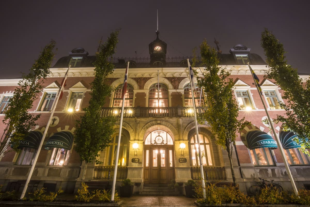 front of property – evening/night