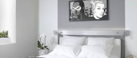 Apartament executiu | Roba de llit d'alta qualitat, escriptori i cortines opaques