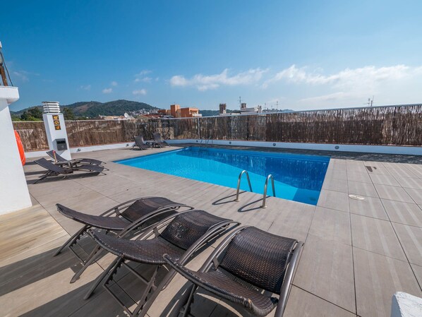 Piscina en la azotea