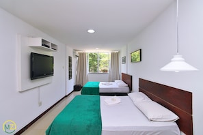 Comfort Studio, 1 Bedroom, Kitchen, Park View | 1 bedroom, iron/ironing board, free WiFi, bed sheets - MZ Apartments Belfort Roxo (Rio de Janeiro)