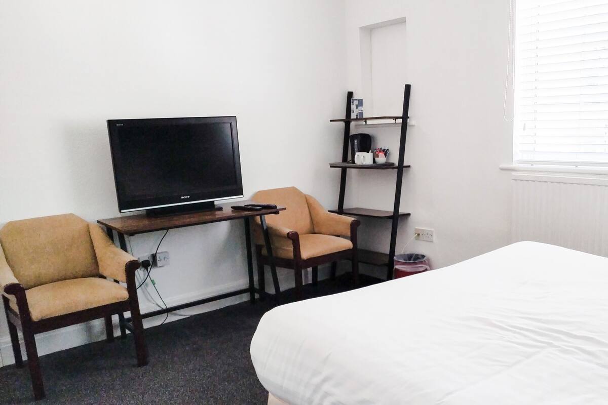 经济双人房, 副楼 | 办公桌、免费 WiFi、床单