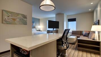 Ropa de cama hipoalergénica y escritorio