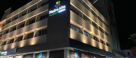 Front of property - evening/night