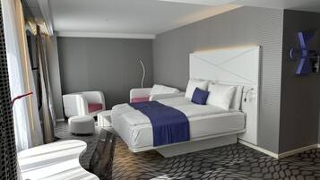 Premium bedding, pillowtop beds, individually decorated