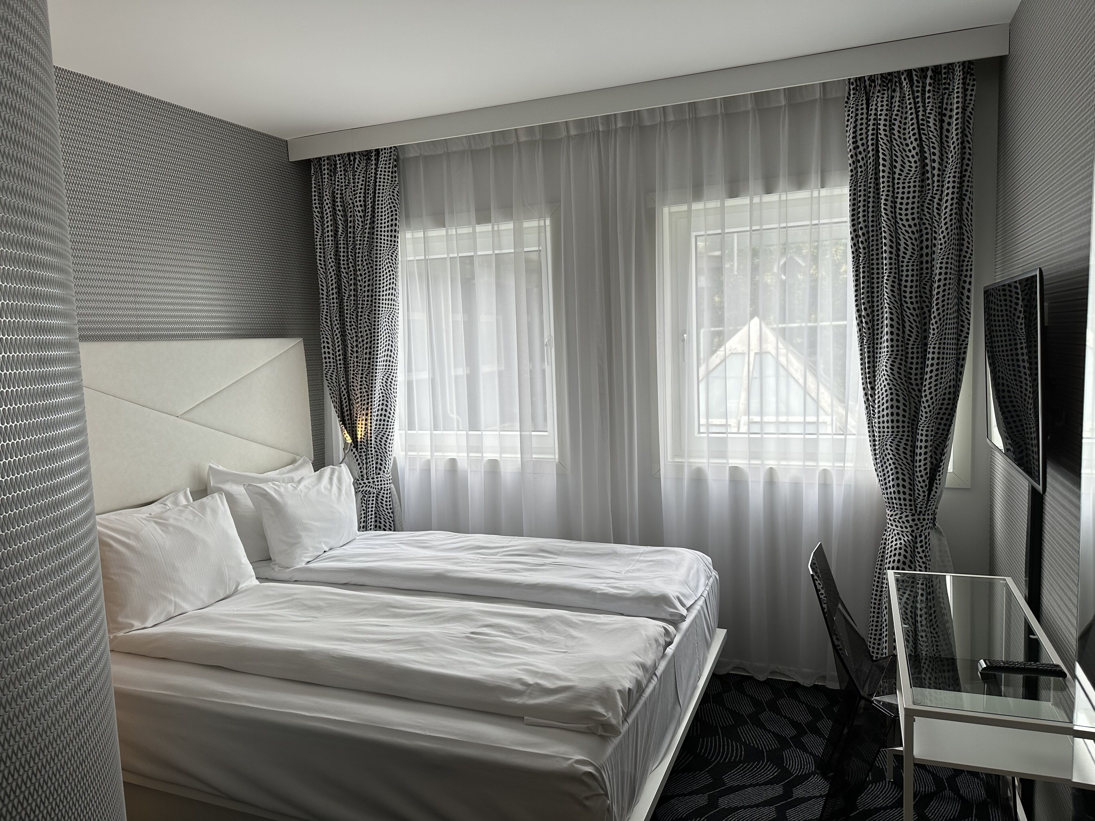 Premium bedding, pillow-top beds, individually decorated