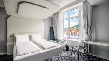 Premium bedding, pillow-top beds, individually decorated