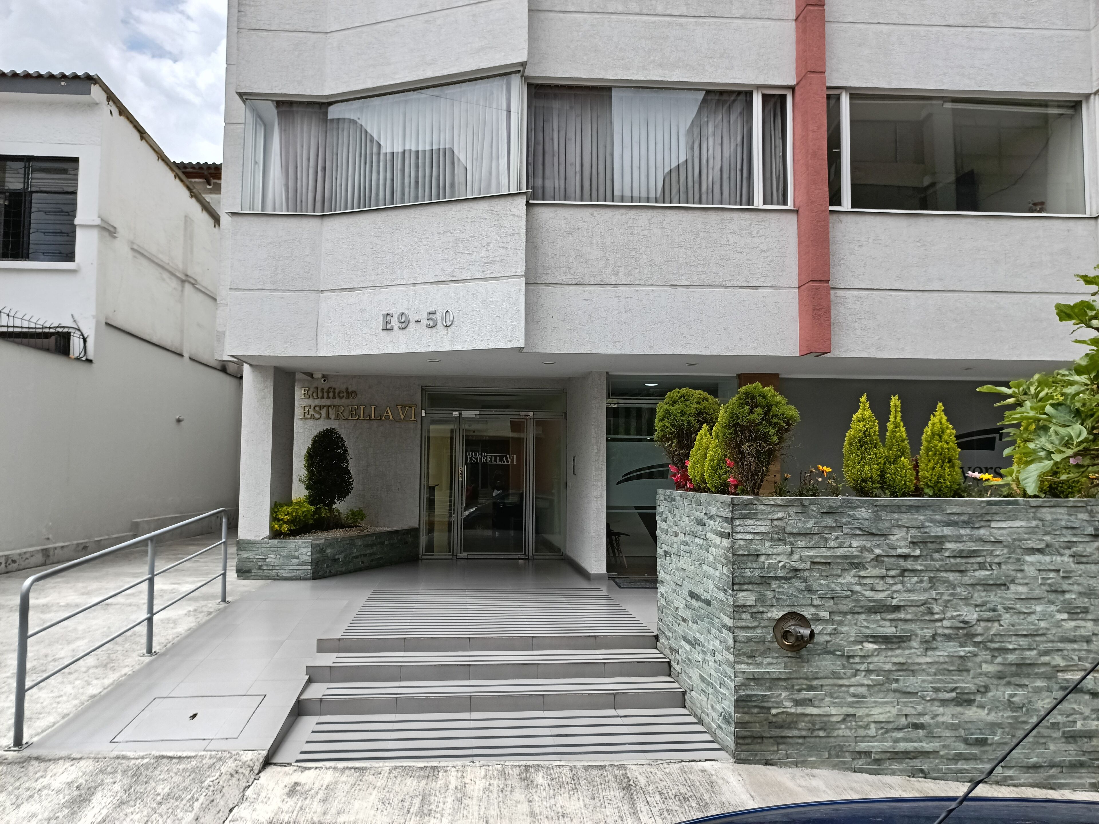 Façade de l’hébergement