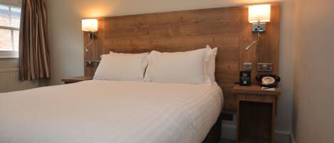 Individually decorated, individually furnished, desk, iron/ironing board