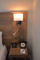 Individually decorated, individually furnished, desk, iron/ironing board