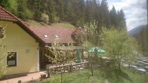 Blick von der Unterkunft