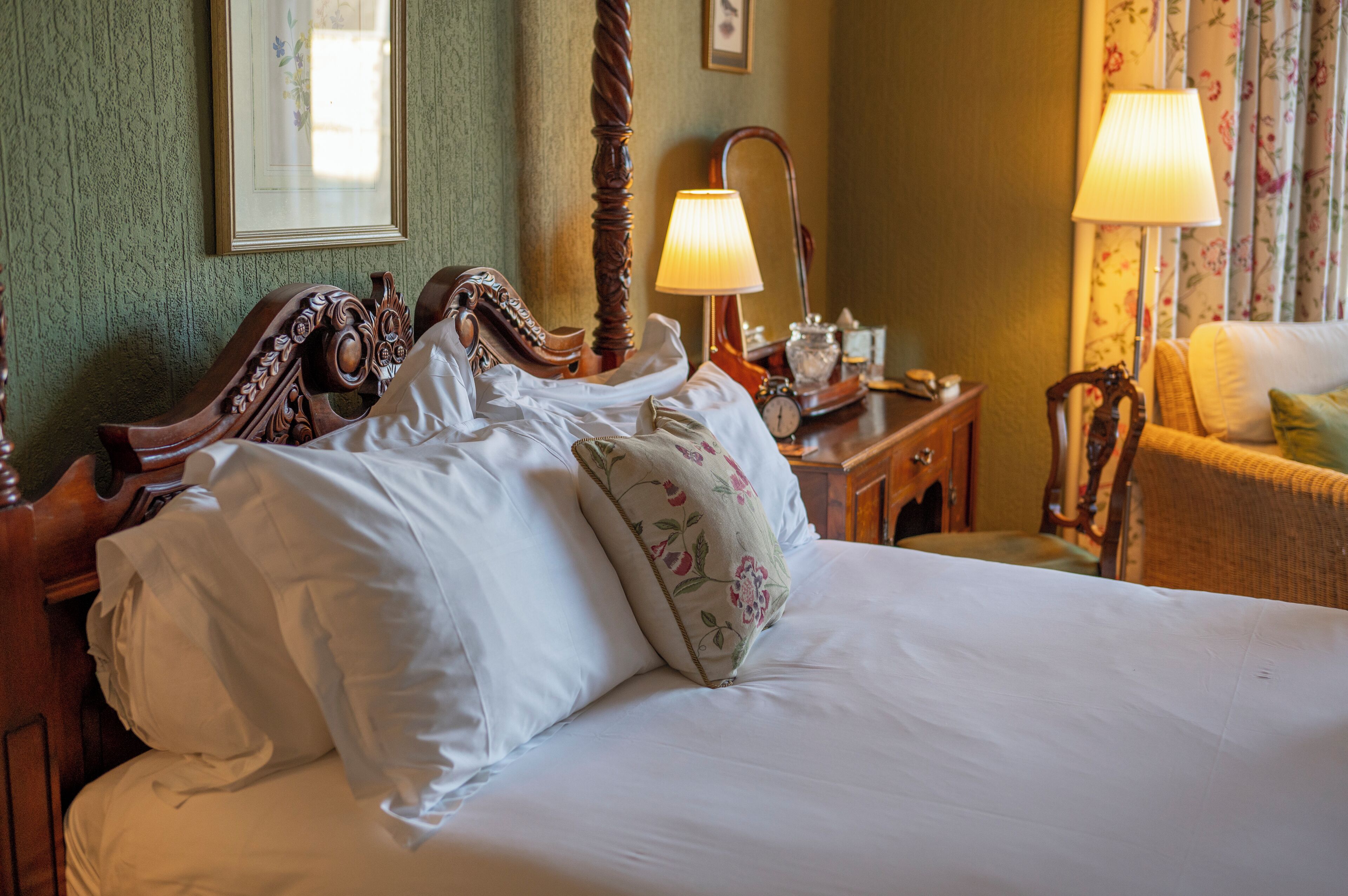 Premium bedding, soundproofing, iron/ironing board, bed sheets