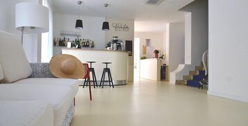 Sala de estar en el lobby