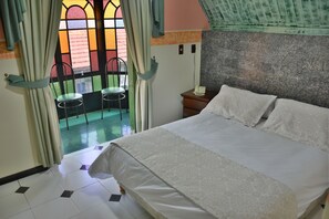 ห้องพัก (Duplo com vista do Jardim) | มินิบาร์, ผ้าม่านกันแสง, เปล/เตียงเด็กอ่อน (ฟรี), Wi-Fi ฟรี