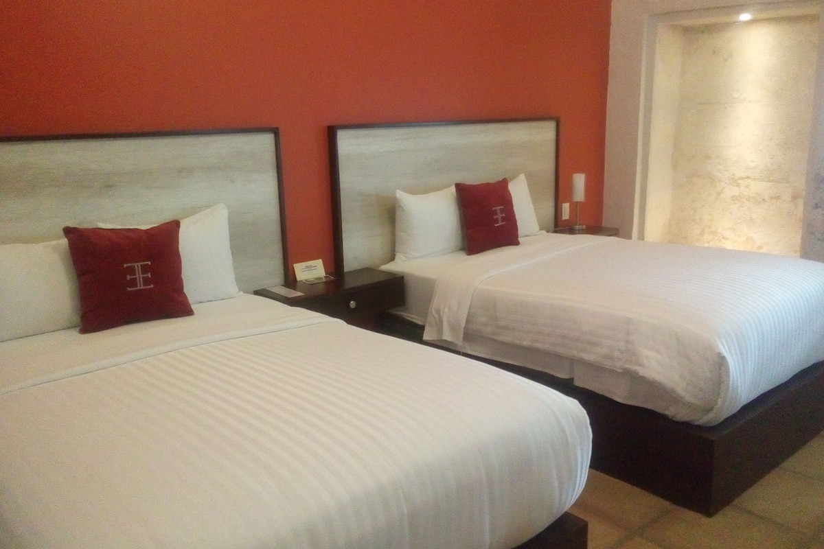 Superior Room, 2 Double Beds | Minibar, in-room safe, iron/ironing board (on request), WiFi (free)