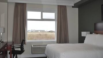 Habitación estándar, 1 cama Queen size | Cortinas blackout, tabla de planchar con plancha y camas extra