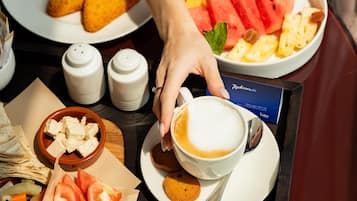 Daily buffet breakfast (AED 110 per person)